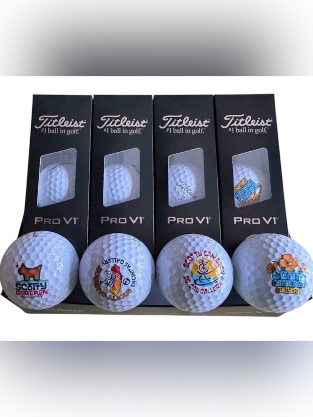 Scotty Cameron 2026 Titleist Golf Balls GALLERY ONLY Pro V1 Dozen PEACE SURFER